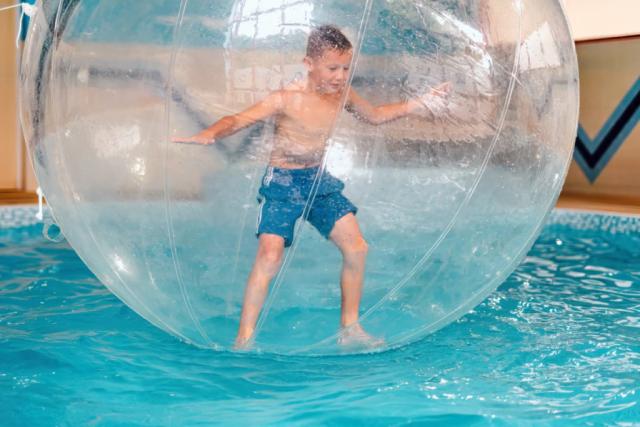 swimming pool at thurston manor holiday park near dunbar
