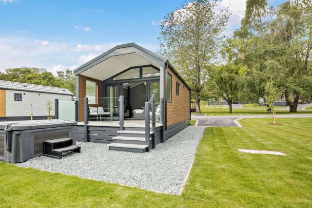 lodges at Bryn Morfydd Lodge Park