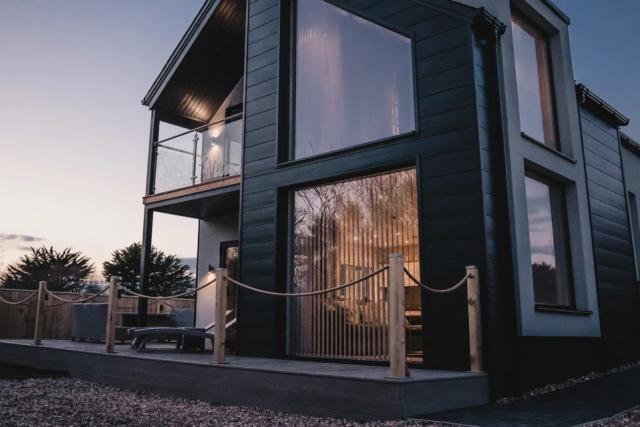 luxury lodges at Bude Coastal Resort