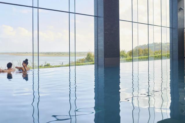 Dylan Coastal Resort swimming pool with views
