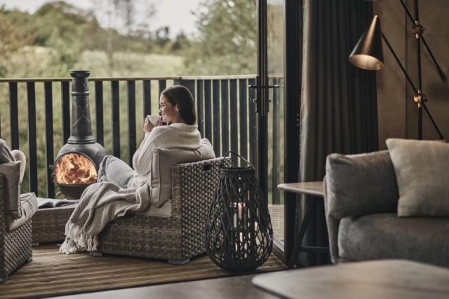 enjoying a relaxing lodge holiday at Barnsoul Holiday Resort