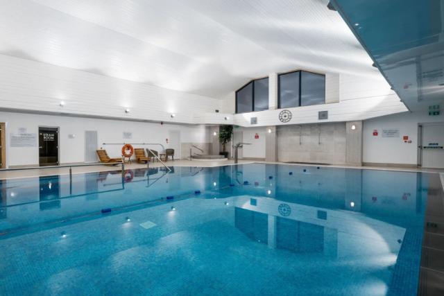the indoor swimming pool at Whitekirk Hill Resort