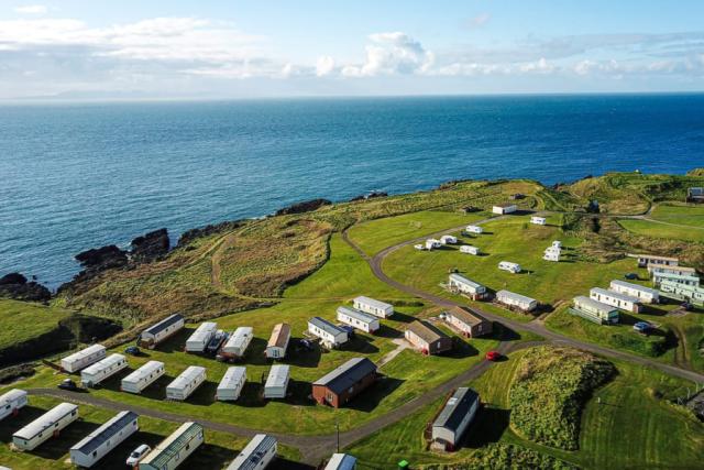 burrowhead holiday village with coastal views
