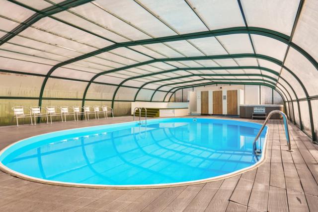 indoor swimming pool at campsie glen holiday park near fintry 