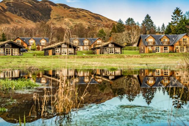 luxury lodges at loch lomond near balmaha
