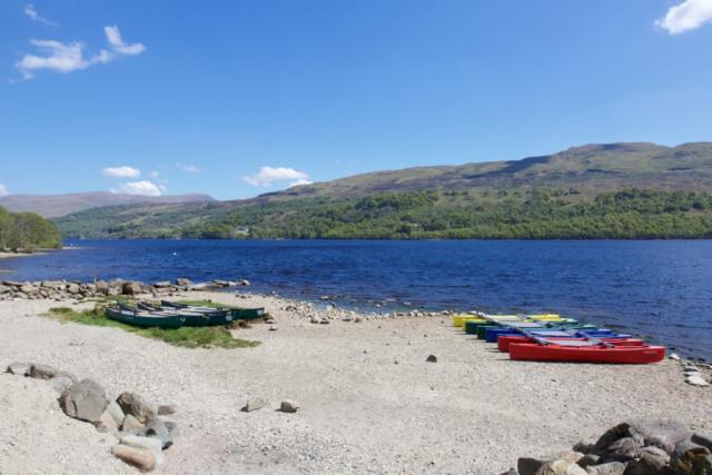 waters edge at loch tay highland lodge park near killin