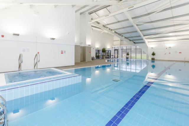 the indoor swimming pool at Woodlands Lakes Holiday Resort