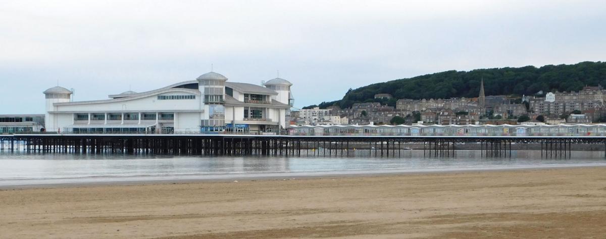 An Image of a Pier at Weston-Super-Mare in Somerset