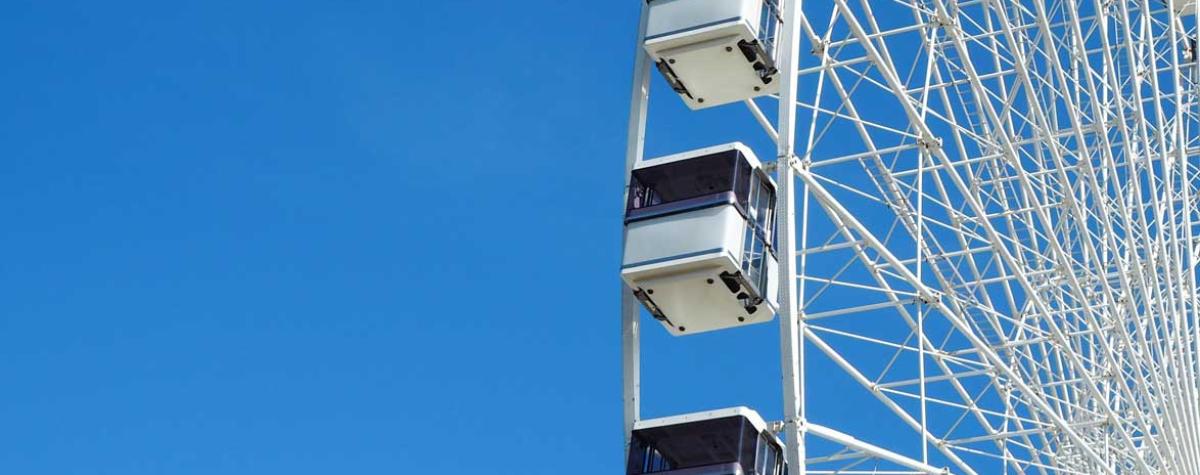 A Ferris Wheel in Great Yarmouth in our top great yarmouth caravan parks