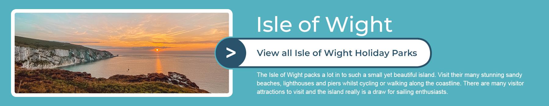 Isle of Wight coastline & Sunset
