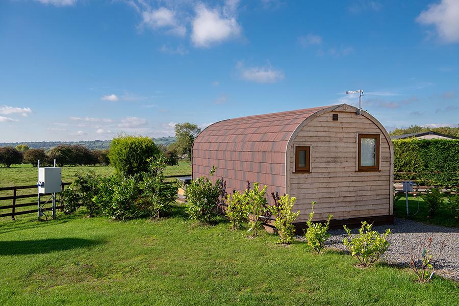glampin in Derbyshire at Ashbourne Heights Holiday Park