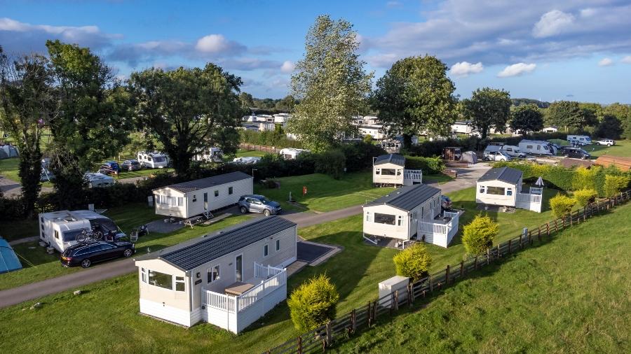 static caravans in Derbyshire at Ashbourne Heights Holiday Park