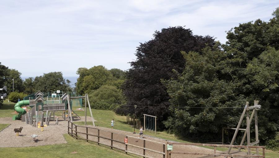 adventure playground at Bideford Bay Holiday Park