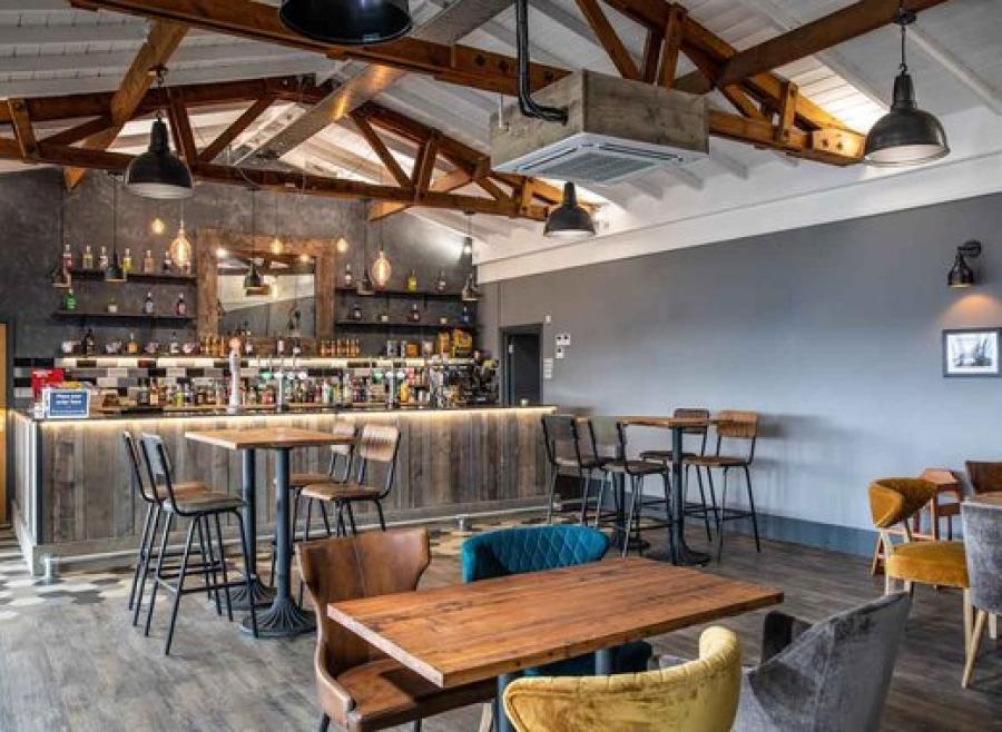 inside the bar at Bude Holiday Resort