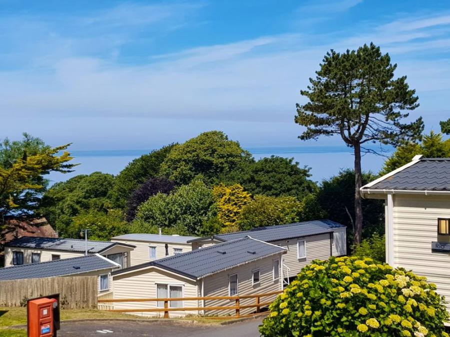 holiday caravan site in North devon at Combe Martin Beach Holiday Park