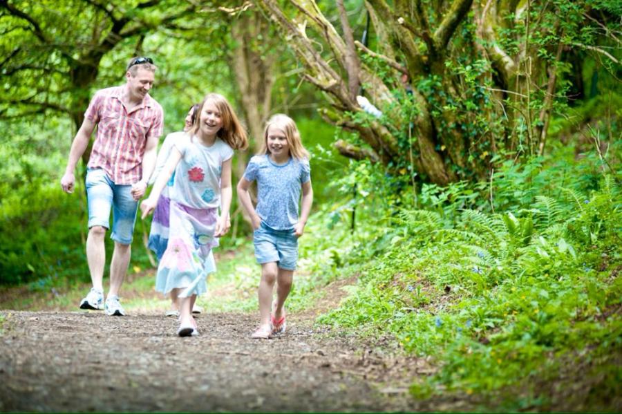 Combe Martin Beach Holiday Park woodland walks