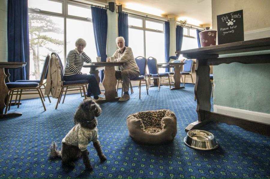 bar area at Combe Martin Beach Holiday Park