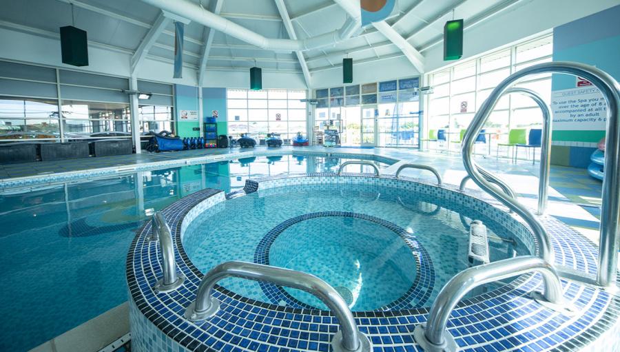 the great swimming pool at Crimdon Dene Holiday Park
