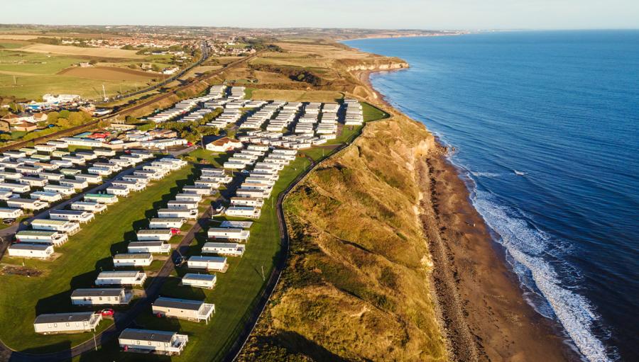 caravans by the sea
