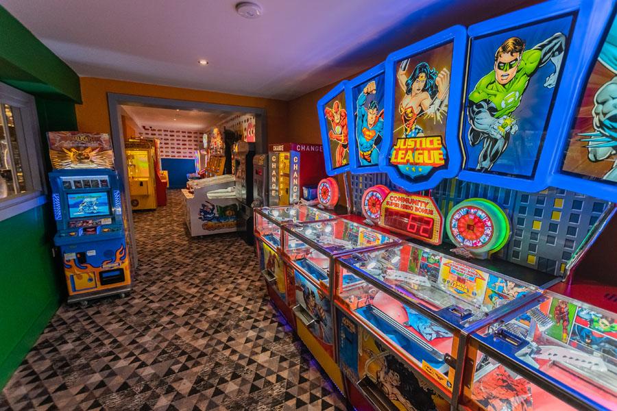 amusement arcade at Dawlish Sands Holiday Park