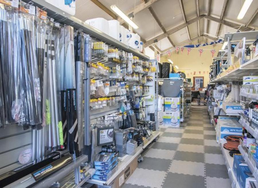 inside the shop at East Fleet Farm