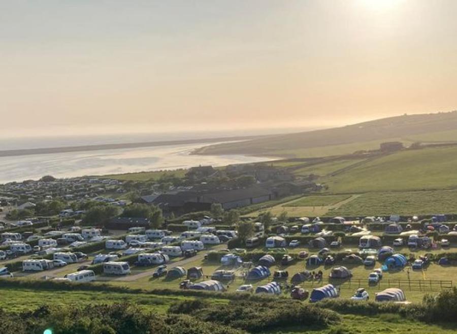 East Fleet Farm touring caravans and campsite Weymouth Dorset