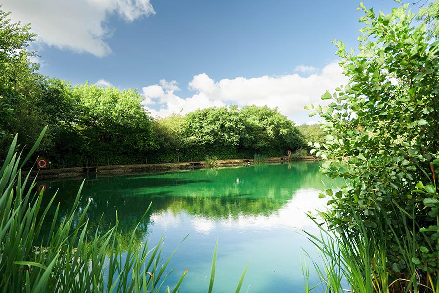 another fishing lake at Hengar Manor Holiday Park