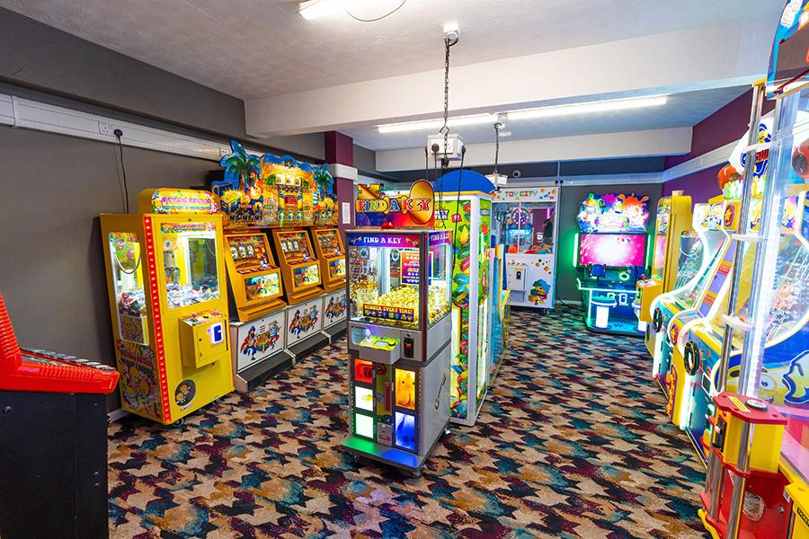 amusement arcde at Hengar Manor Holiday Park