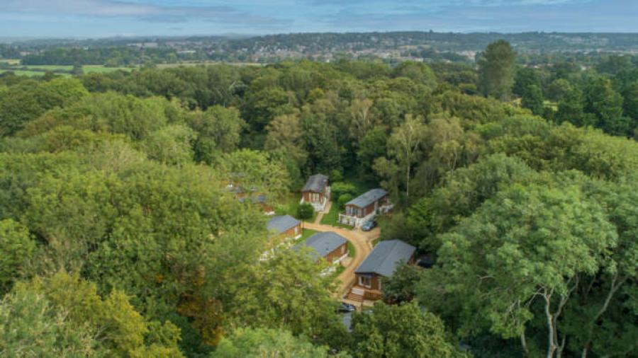 Merley Court Holiday Park in Dorset woodland holiday lodges