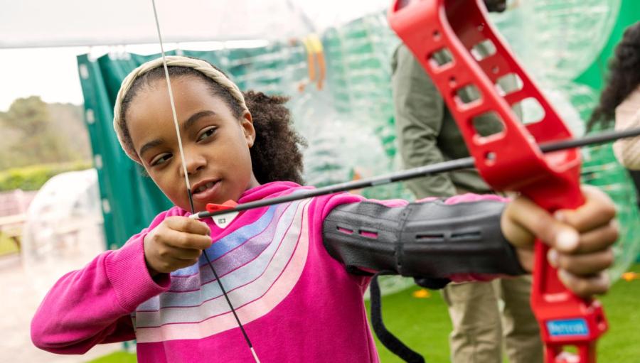 Newquay Holiday Park archery activities for kids