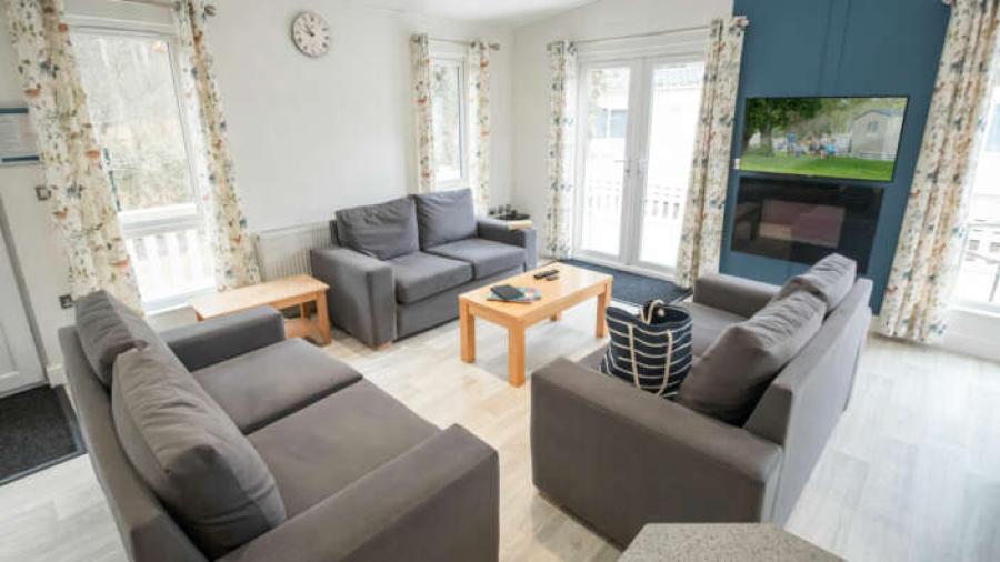 Oakdene Forest Park luxury lodges interior