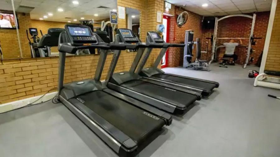 the gym onsite at Oakdene Forest Park
