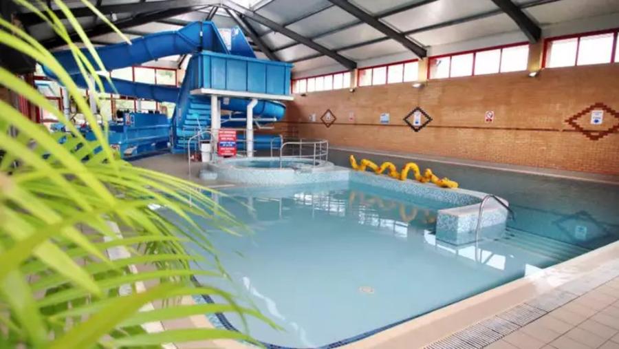 indoor pool at Oakdene Forest Park in Dorset