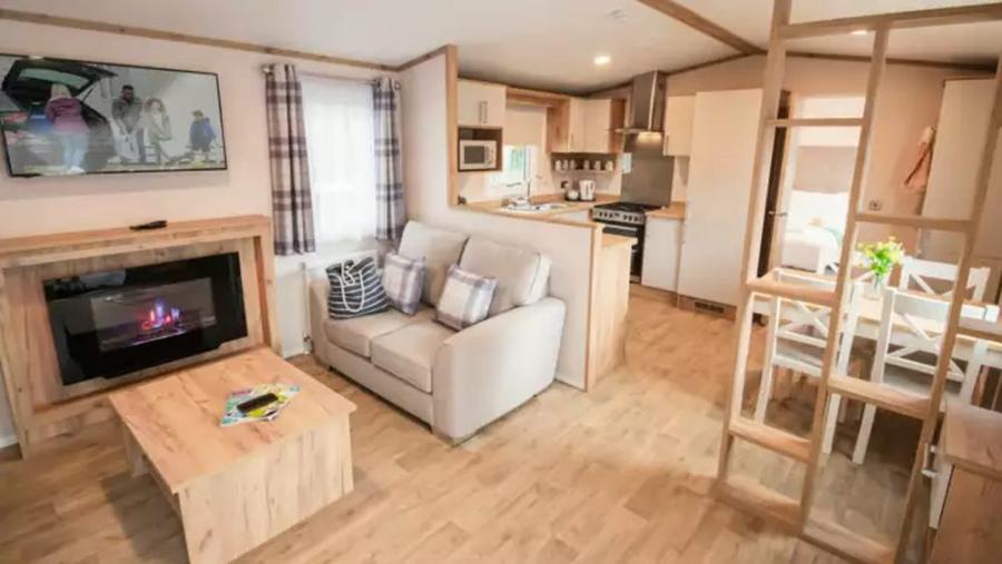 Oakdene Forest Park luxury lodge interior