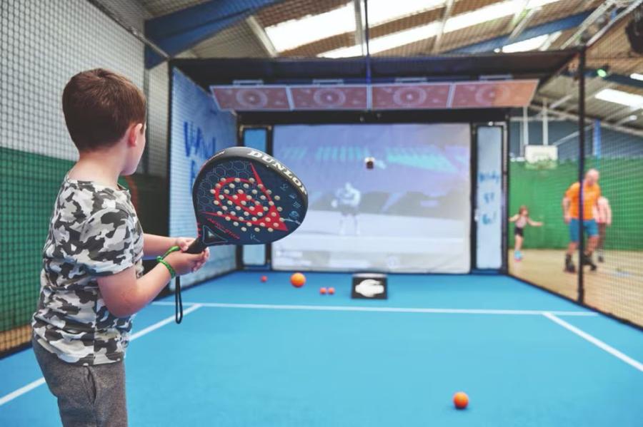 sports court at Perran Sands