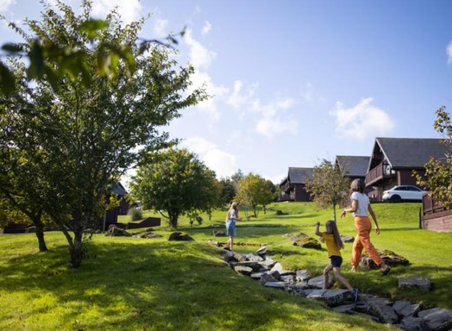 Retallack Resort open spaces and lodges