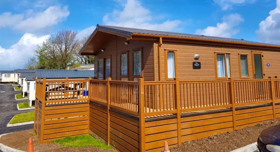 holiday lodge park in Devon at Sandaway Beach Holiday Park