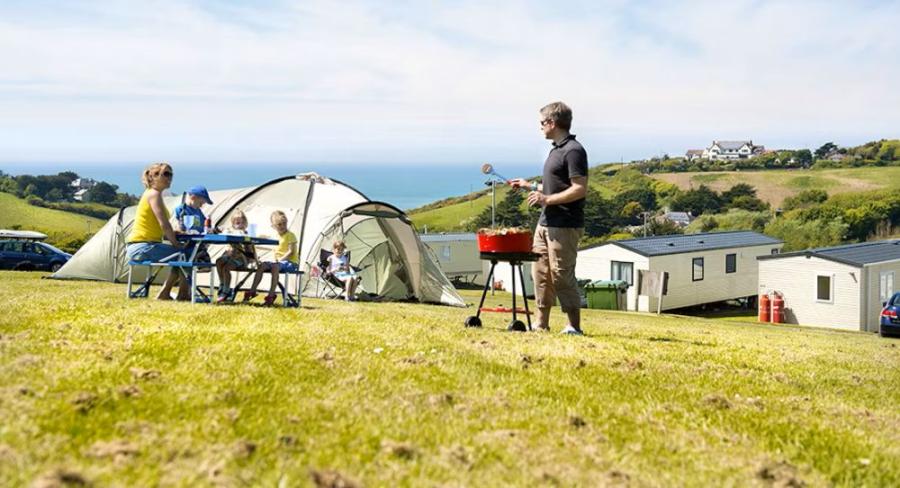 camping and caravan holidays in North Devon at Combe Martin