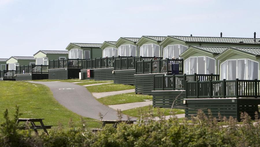 Sea Acres caravan park in Cornwall at the Lizard