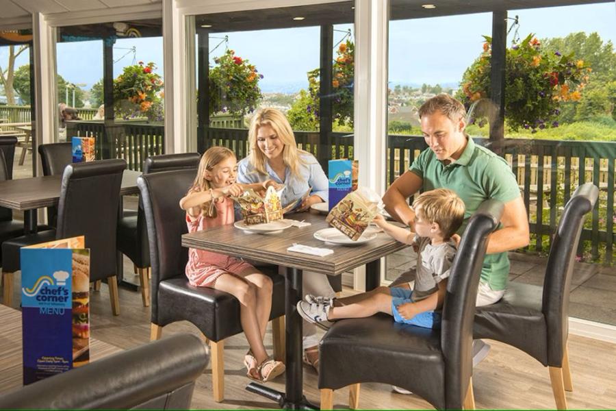 eating out at South Bay Holiday Park