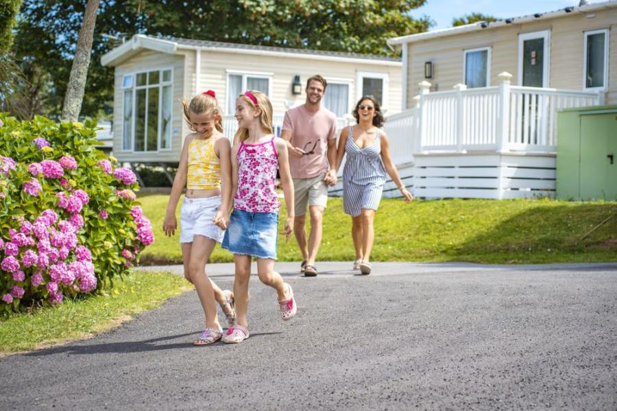 caravan holiday park in Brixham, Devon