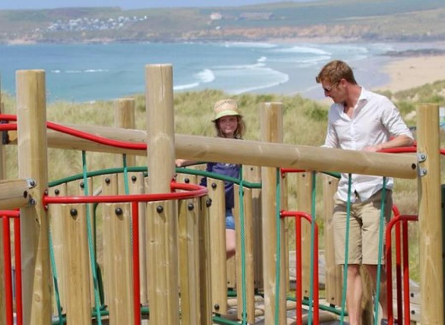 St Ives Bay Holiday Park adventure playground