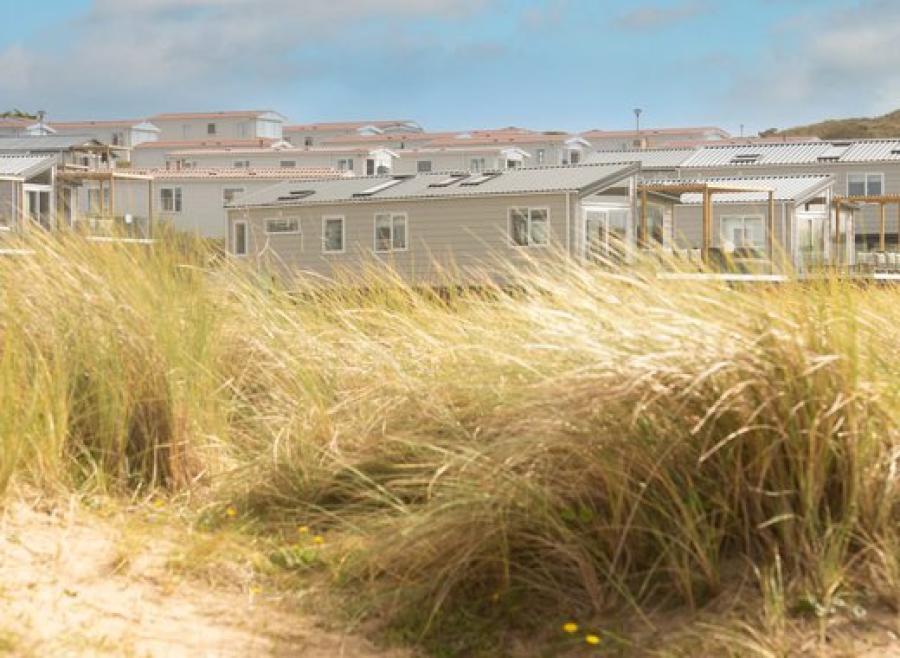 St Ives Bay Holiday Park in Cornwall caravans