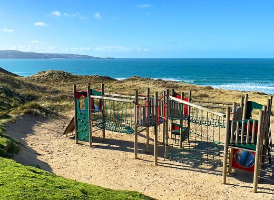 adventure playground by the beach