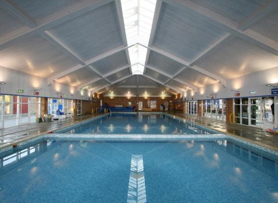 second view of the indoor swimming pool
