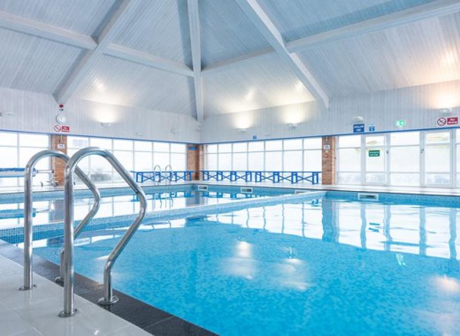 indoor pool and splash pool