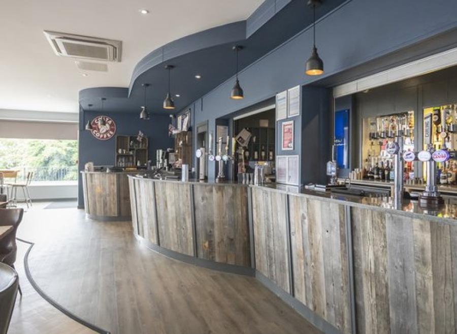 bar and lounge at Swanage Bay View Holiday Park