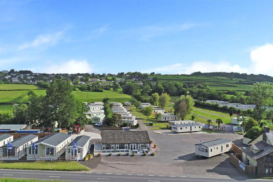 Tarka Holiday Park near Barnstaple with caravans