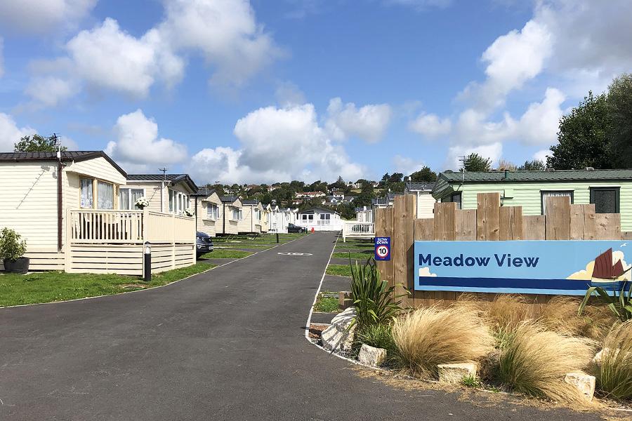 static caravan holiday park near Barnstaple in North Devon
