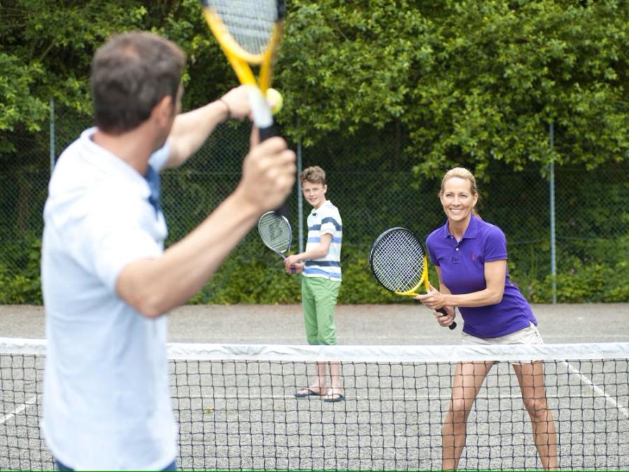 tennis at Trelawne Manor Holiday Park